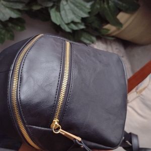 Cute leather mini backpack bag special gift inside